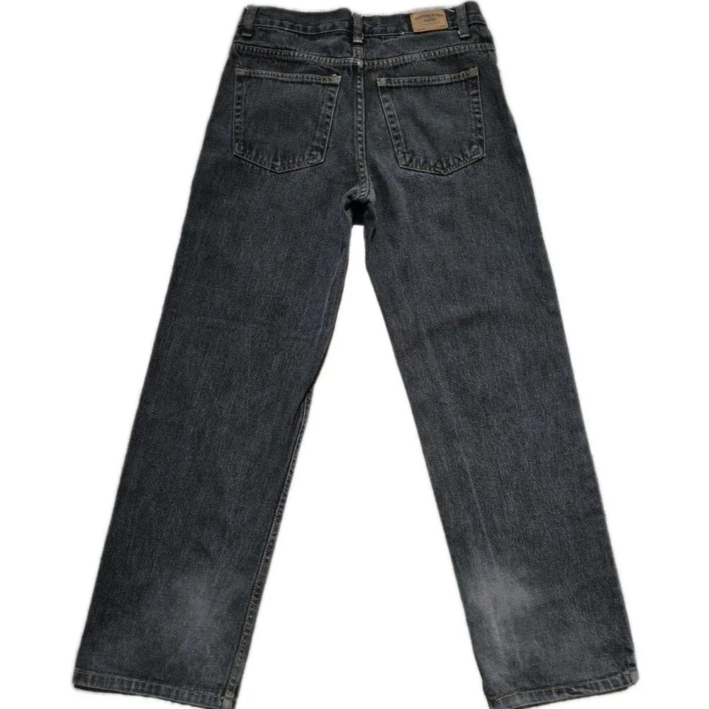 Vintage Boys Canyon River Blues Boys Juniors Black Jeans Size 14 Regular Fit